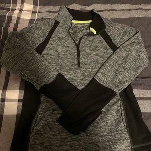 Black and grey SO brand long sleeve pullover